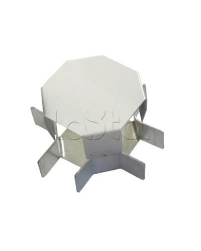 Соединитель ККМО Гефест Соединитель ККМО Угол 25 Х-образный металлический в Домодедово Аксессуары для лотков Pintop.ru