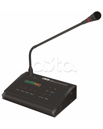 Микрофонная консоль ROXTON IP-A4012 в Домодедово Система оповещения и трансляции Roxton Pintop.ru