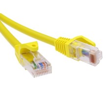 Патч-корд неэкранированный CAT6 U/UTP 4х2, LSZH, желтый, 0.5м DKC RN6UU4505YL