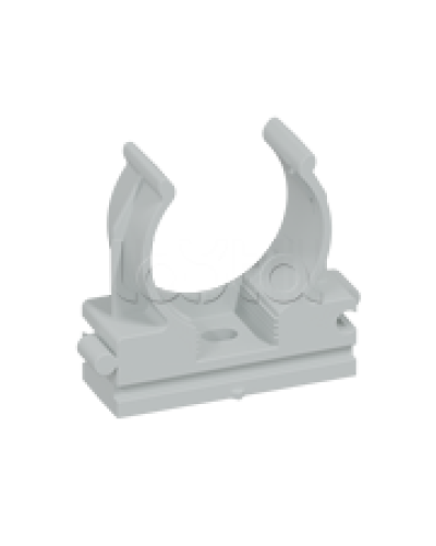 CFQ32 Держатель (клипса) для труб, для монтажного пистолета D32мм, цвет чёрн. (1уп=10шт) Экопласт (41532-10BL) в Домодедово Держатели, клипсы, скобы Pintop.ru