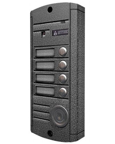 Видеопанель вызывная накладная цветная на 4 абонента Activision AVP-454 (PAL, антик) в Домодедово Вызывные видеопанели малоабонентные Pintop.ru