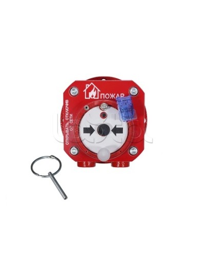 Извещатель пожарный ручной взрывозащищенный Спектрон-512-Exd-Н-ИПР-А-Modbus в Домодедово Пожарные извещатели (Ex) Pintop.ru