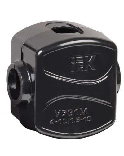 Зажим кабельный ответвительный У-731М (4-10/1,5-10мм2) IP20 IEK (UKZ-ZO-731M) в Домодедово Клеммные колодки Pintop.ru