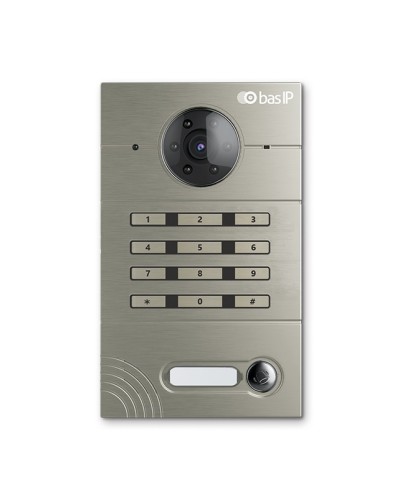 Панель вызывная BAS-IP AV-01KD GREY в Домодедово Вызывные видеопанели малоабонентные Pintop.ru
