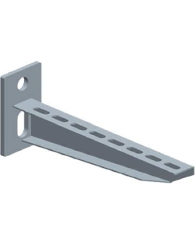 Консоль перфорированная для лотка шириной 300мм LANMASTER LAN-MT-BP300-EZ в Домодедово Аксессуары для лотков Pintop.ru