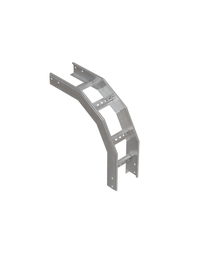 Угол лестничный вертикальный внешний 90 гр. 80х400х1,2 мм INOX304 N КМ-Профиль (LVL90-80-400-1.2 INOX304 N) в Домодедово Аксессуары для лотков Pintop.ru