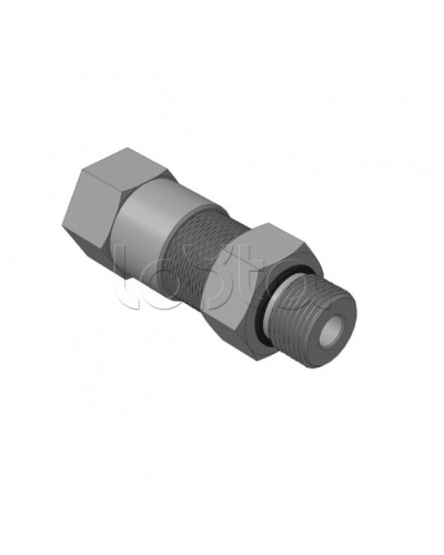 Кабельный ввод для бронированного кабеля с уплотнением внутренней оболочки кабеля резьбой G1/2, внешним диаметром кабеля Dm=14-18 мм и проходным диаметром кабеля d=8-12 мм Спектрон КВБ-18/12-М-G1/2 в Домодедово Аксессуары для кабель-канала Pintop.ru