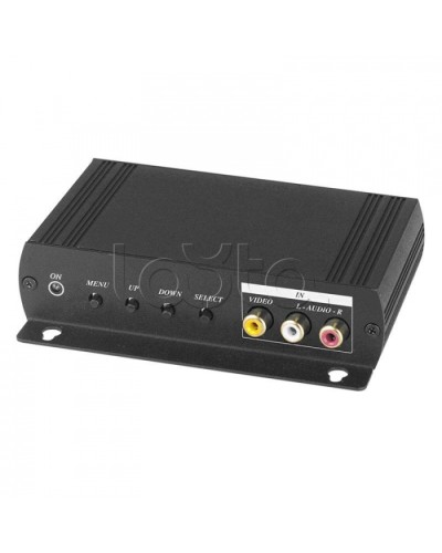 Конвертер аудио и композитного видеосигнала в VGA и HDMI-сигнал SC&T AD001HH в Домодедово Видеоусилители, Модуляторы, Делители Pintop.ru