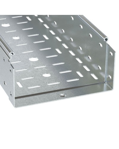 Лоток перф. 200х100 L 3000 толщ. 1,2 мм, горячеоцинкованный DKC (3534312HDZ) в Домодедово Кабельные лотки Pintop.ru