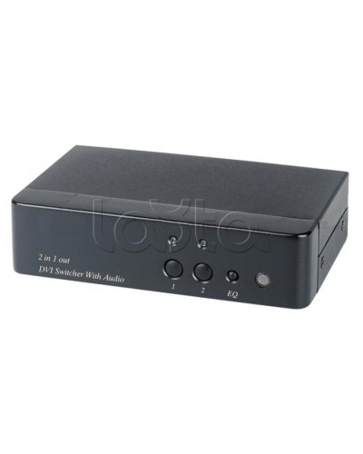 Коммутатор DVI и аудио сигналов SC&T DS02A в Домодедово Видеоусилители, Модуляторы, Делители Pintop.ru