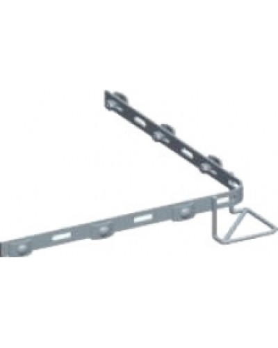 Соединитель угловой скругленный для лотка MT100 LANMASTER LAN-MT-CR100-EZ в Домодедово Аксессуары для лотков Pintop.ru