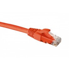 Патч-корд категории 6 UTP 4 пары RJ45-RJ45, красный, 0.5м, LSZH (21D-U6-0ERD) EuroLAN