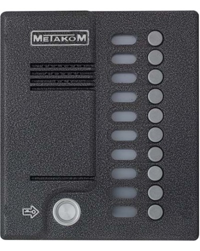 Блок вызова домофона Метаком MК10.2-TM4EV в Домодедово Вызывные видеопанели малоабонентные Pintop.ru