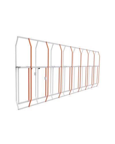 Шторка стрелы шлагбаумов GT высотой 1,3 м (модуль 1721 мм) Came 803XA-0350 в Домодедово Запчасти для шлагбаумов и автоматики Pintop.ru