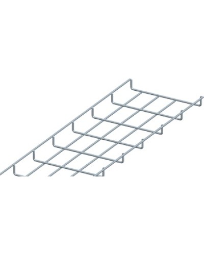 Лоток проволочный 25х150мм, Ф3.8мм, оцинкованный (3 м) LANMASTER LAN-MT25x150-3.8EZ в Домодедово Кабельные лотки Pintop.ru