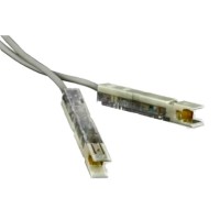 Патч-корд 110 тип - 110 тип, 1 пара, 2 м, серый LANMASTER LAN-P1-P1-2m