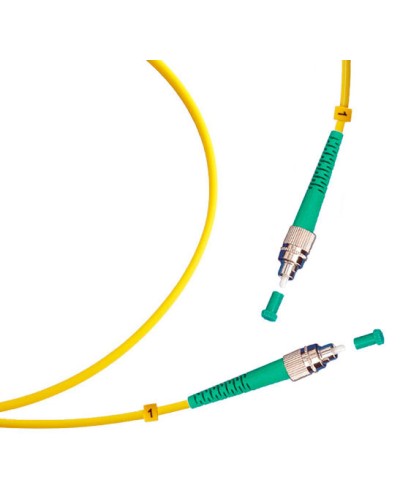 Шнур оптический simplex FC/APC-FC/APC 9/125 SM 1,5 м LSZH Cabeus FOP(s)-9-FC/APC-FC/APC-1,5M в Домодедово Патч-корды оптические Pintop.ru
