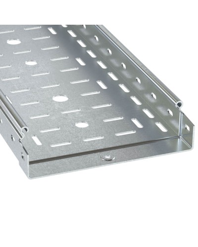 Лоток перф. 150х50 L 3000 толщ. 1,2 мм, горячеоцинкованный DKC (3526312HDZ) в Домодедово Кабельные лотки Pintop.ru