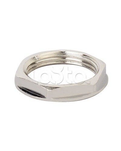 Гайка M16x1,5 никелированная латунь DKC 6006-16A в Домодедово Крепеж Pintop.ru