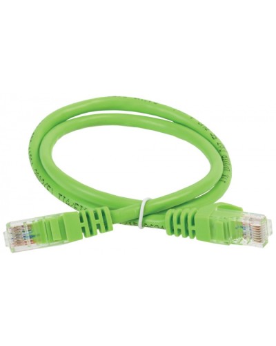 ITK Коммутационный шнур (патч-корд), кат.5Е UTP, 2м, зеленый (PC02-C5EU-2M) в Домодедово Патч-корды и пигтейлы Pintop.ru