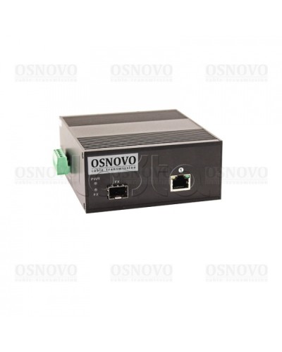 Медиаконвертер Gigabit Ethernet с поддержкой PoE OSNOVO OMC-1000-11X/I в Домодедово Медиаконвертеры Pintop.ru
