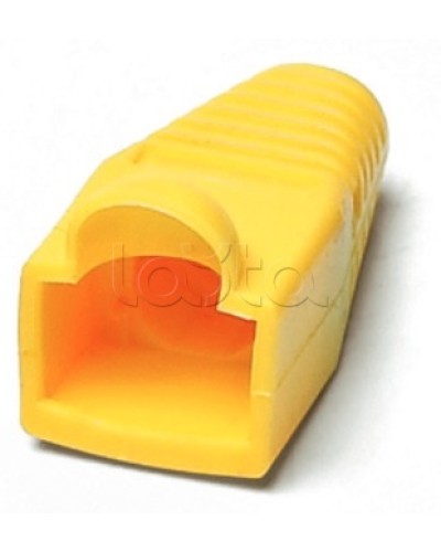 Колпачок изолирующий для разъемов RJ-45 желтый (10шт.) Hyperline BOOT-YL-10 в Домодедово Коннекторы Pintop.ru