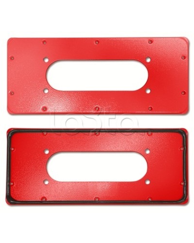 Фланец красный для ST с перф. Тип 3 DKC R5FPST01-RAL3000 в Домодедово Аксессуары для стоек и шкафов Pintop.ru