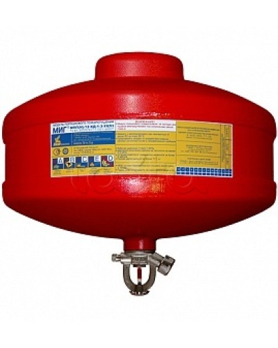 Модуль порошкового пажаротушения ПОЖТЕХНИКА МПП-12/68 МИГ (температура срабатывания +68°С) (красный) в Домодедово Модули порошковые Pintop.ru