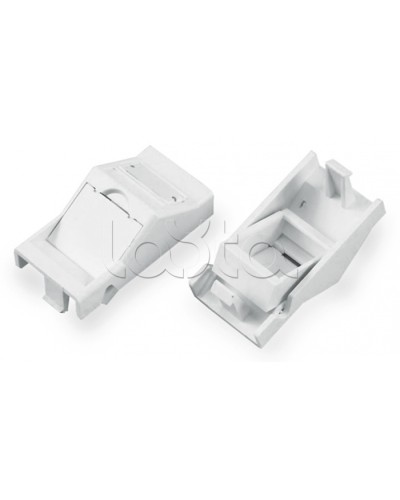 Вставка угловая 45x22.5 для 1 модуля формата Keystone Jack Hyperline SIP2A-1K-M45-22.5 в Домодедово Модули Keystone Pintop.ru