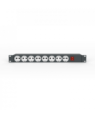 Блок розеток 1U, 8 розеток Sonar RD-8 (pwc) в Домодедово 19 оборудование (рэковое/стоечное) Sonar Pintop.ru