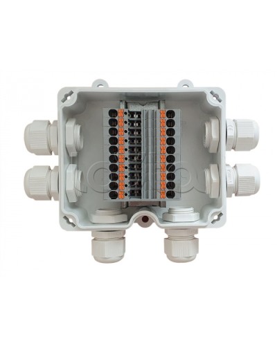 Клеммная коробка Магнито-контакт КСП-10 АЯКС IP66 PUSH-IN в Домодедово Распределительные коробки Pintop.ru