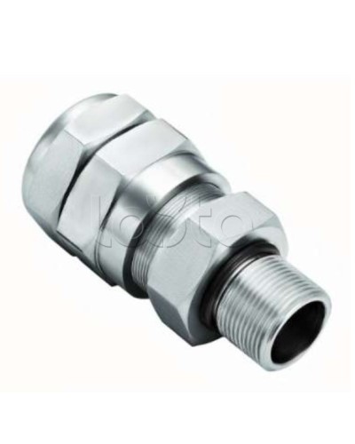 Кабельный ввод для бронированного кабеля с уплотнением внутренней оболочки кабеля резьбой G1/2, внешним диаметром кабеля D от 11 до 15 мм и проходным диаметром кабеля d= 6-10 мм Спектрон КВБ-15/10-М-G1/2 в Домодедово Аксессуары для кабель-канала Pintop.r