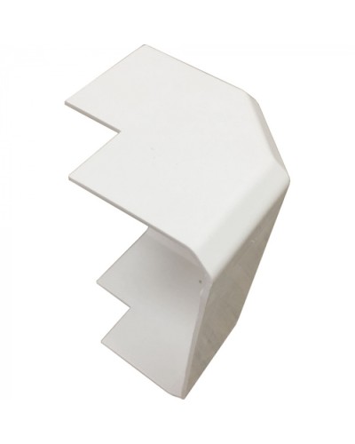 Внешний угол для короба 120х50 мм, белый LANMASTER (LAN-CT120x50-EC-WH) в Домодедово Аксессуары для лотков Pintop.ru