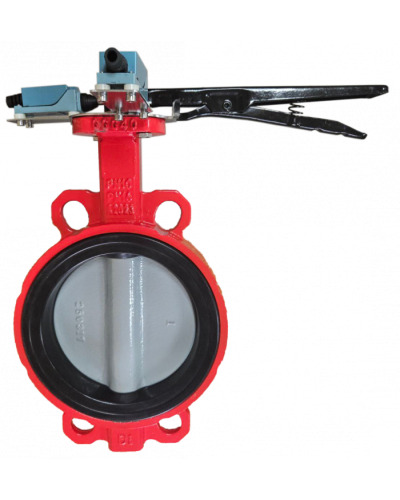 Затвор дисковый межфланцевый Зт50/1.6-УФ.УХЛ4-Аква-Гефест с рукояткой в Домодедово Затворы дисковые Pintop.ru