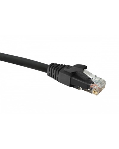 Коммутационный шнур категории 6 U/UTP, LSZH, 3 м, черный Eurolan (21D-U6-03BL) в Домодедово Патчкорды (медные) Pintop.ru