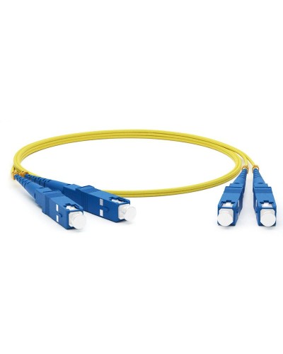 Патч-корд оптический соединительный (SM), 9/125 (OS2), SC/UPC-SC/UPC, (Duplex), LSZH, 1м 50-2011 в Домодедово Патч-корды оптические Pintop.ru