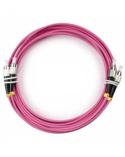 Шнур оптический duplex FC-FC 50/125 mm OM4 5м LSZH в Домодедово Патч-корды оптические Pintop.ru