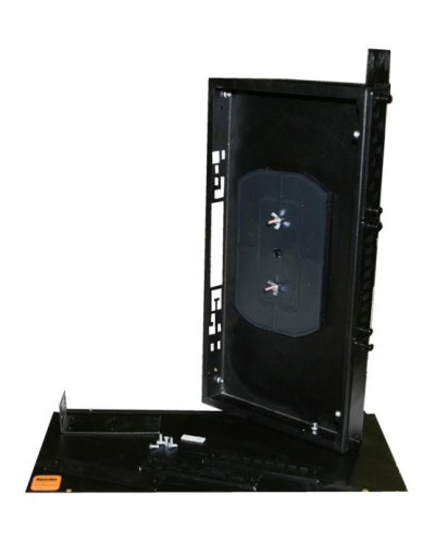 Бокс оптический Hyperline FO-19R-1U-3xSLT-W140H42-24UN-BK в Домодедово Кросс оптический Pintop.ru