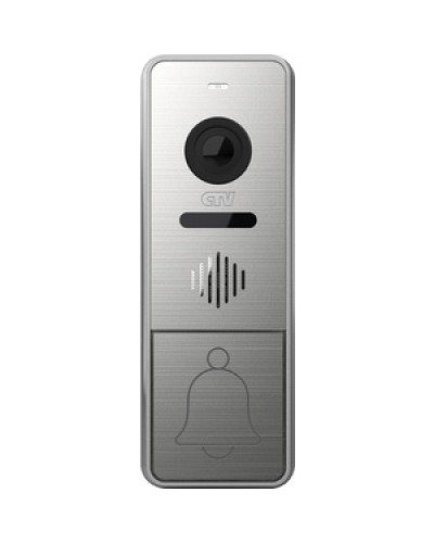 Вызывная панель CTV-D4005 (серебро) в Домодедово Вызывные видеопанели малоабонентные Pintop.ru