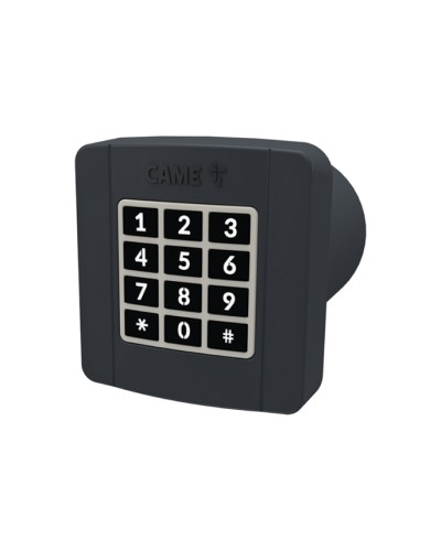 Проводная встраиваемая кодонаборная клавиатура Came 806SL-0290 - SELT2BDG, подключаемая к шине CXN, 12 кнопок, синяя подсветка, RAL7024 в Домодедово Запчасти для шлагбаумов и автоматики Pintop.ru