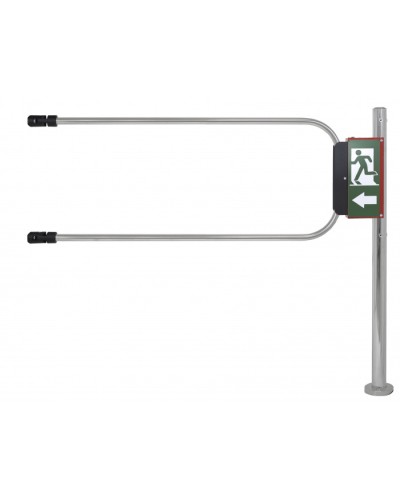 Smartec ST-GR012EC-CR - Калитка аварийного выхода с электромагнитом, хромированная, в комплекте стойка 1000 х D50 мм и створка 1200 х D25 мм. в Домодедово Калитки Pintop.ru