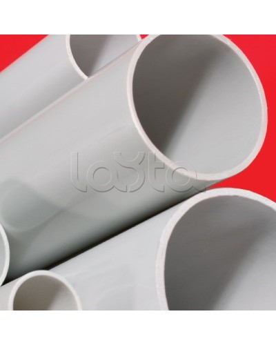 Труба ПВХ жёсткая атмосферостойкая д.32мм, лёгкая, 3м, цвет серый DKC 63932UF в Домодедово Гладкая труба Pintop.ru