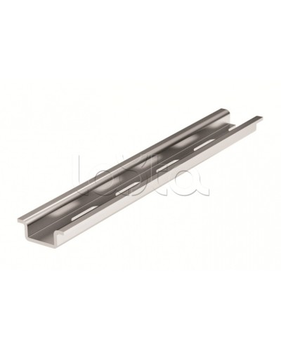 DIN-рейка OMEGA 2F 15.5х5.5 с перфорацией DKC 02130 в Домодедово Крепежные изделия Pintop.ru