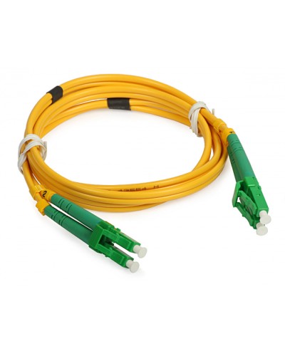Шнур оптический duplex LC/APC-LC/APC 9/125 sm 7м LSZH Cabeus FOP(d)-9-LC/APC-LC/APC-7m в Домодедово Патч-корды оптические Pintop.ru