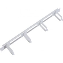 Органайзер кабельный горизонтальный с окнами 19" 1U, 4 кольца ЦМО ГКО-О-4.62