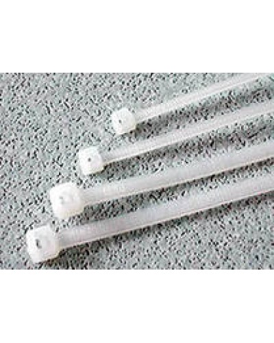 Хомут-стяжка нейлоновый, неоткрывающийся, 200х3.6 мм, белые Hyperline GT-200IC (100 шт/уп) в Домодедово Стяжки-хомуты Pintop.ru