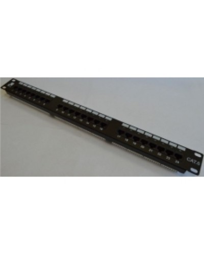 Патч-панель Lanmaster 24 порта с индикаторами, UTP, кат.6, 1U LANMASTER LAN-PPi24U6 в Домодедово Патч панель Pintop.ru