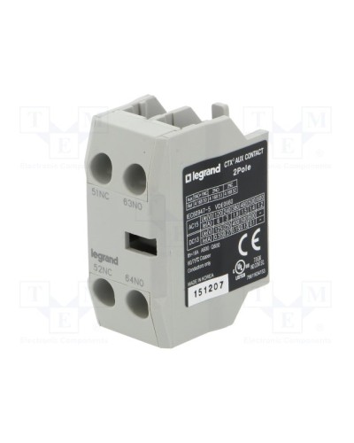 Блок вспомогательных контактов Legrand 416850 в Домодедово Дополнительное оборудование для сетей Pintop.ru