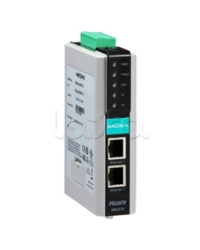 Преобразователь 2-портовый Modbus-RTU/ASCII (RS-232/422/485) в Modbus/TCPMoxa MGate MB3270 в Домодедово Дополнительное оборудование для ОПС Pintop.ru
