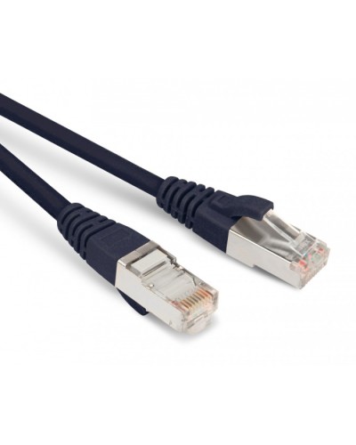 Патч-корд F/UTP Hyperline PC-LPM-STP-RJ45-RJ45-C6-5M-LSZH-BK в Домодедово Патчкорды (медные) Pintop.ru